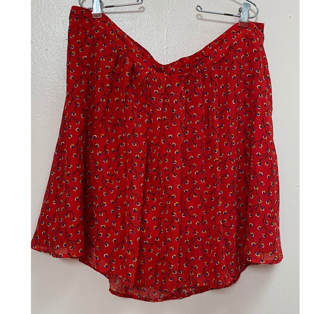 Old Navy Floral Red XL skirt